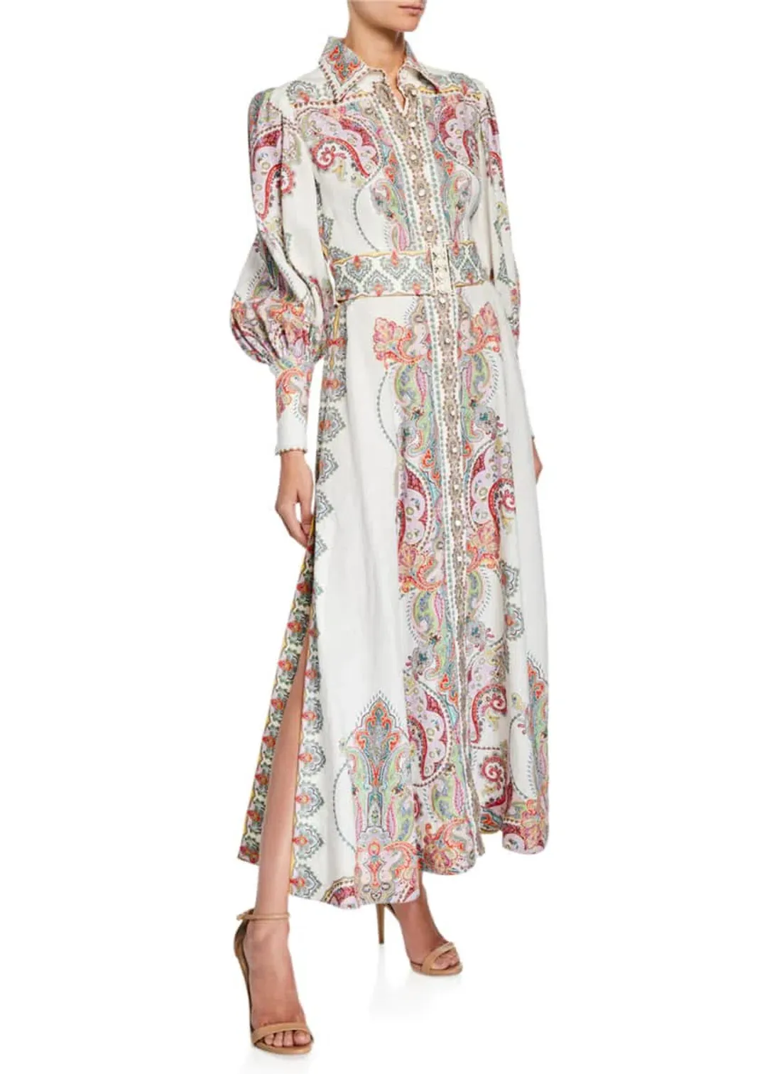 Zimmermann Ninety-Six Filigree Long Dress Size 3/ AU 14 for rent on The Volte - main image