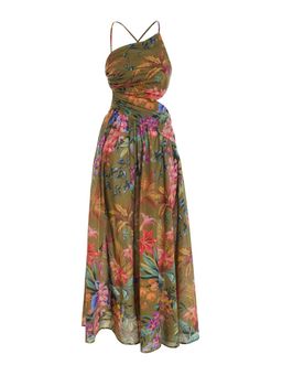 Zimmermann Tropicana Asymmetric Dress Print Size 8 for rent on The Volte - image 4