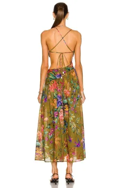 Zimmermann Tropicana Asymmetric Dress Print Size 8 for rent on The Volte - image 3