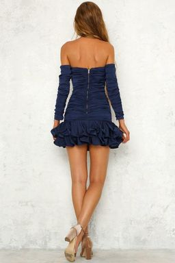 Mossman The Turning Point Dress Blue Size 6 for rent on The Volte - image 3
