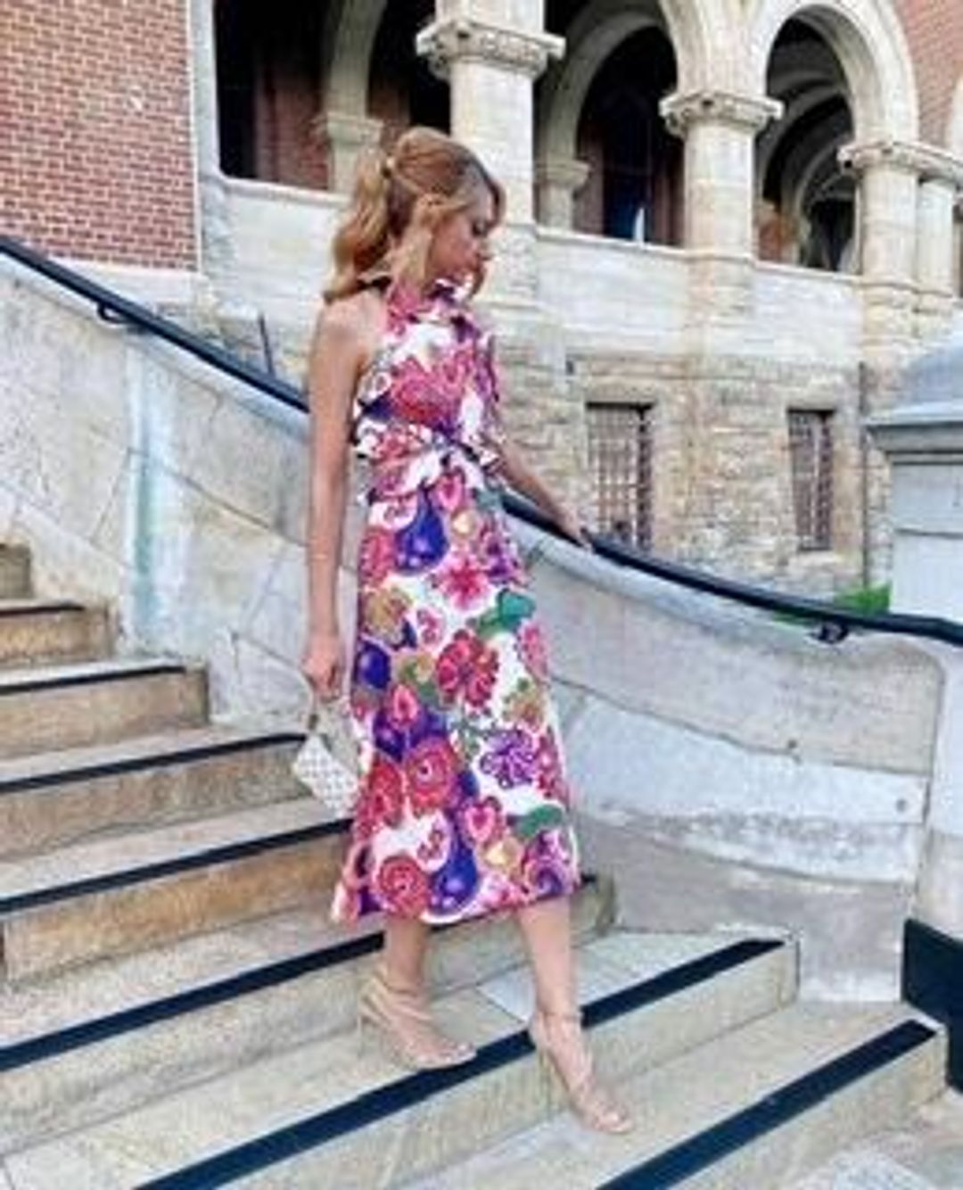 Zimmermann THE LOVESTRUCK TIE BACK MIDI for rent on The Volte - main image