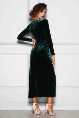 Elle Zeitoune Corrine Dress Emerald Green Size 10 for rent on The Volte - image 2