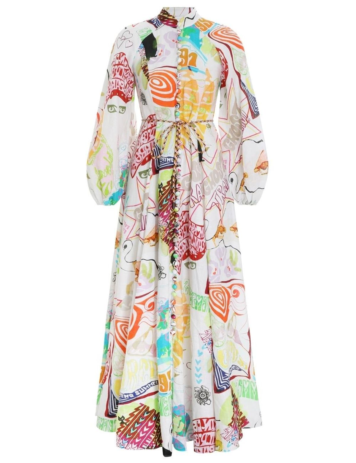 Zimmermann Shelly Billow Long Dress Poster Print Size 1 (AU 8 -10) - Image 3