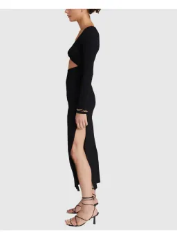 Bec & Bridge Della Vita Midi Dress Black Size AU 6 for rent on The Volte - image 2