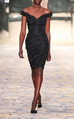 Alice McCall Woman Move With Me Ruffle Dress Black Size 6 for rent on The Volte - image 1