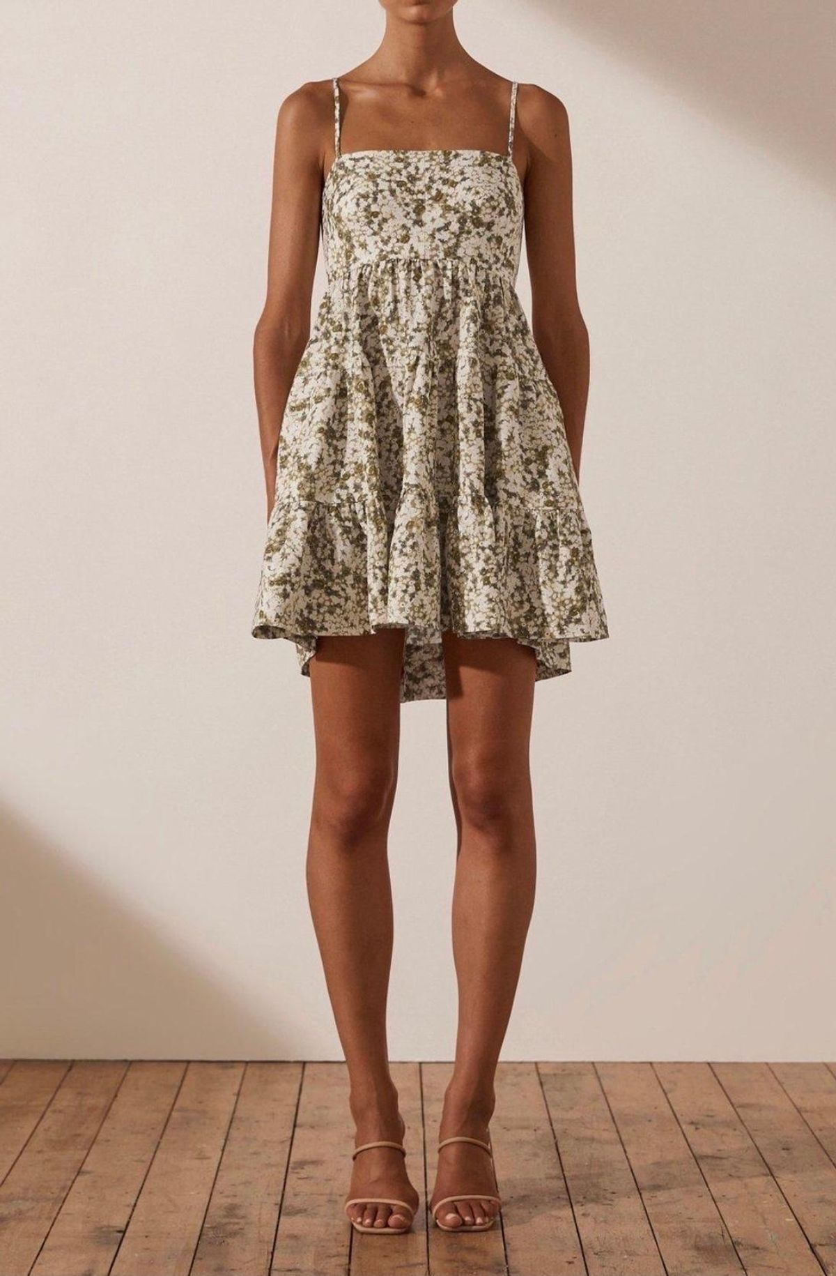 Shona Joy Suzette Linen Dress Size 8 for rent on The Volte - main image