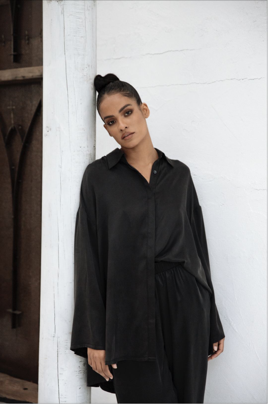 Johansen The Frankie Shirt Black Size XS for rent on The Volte - main image