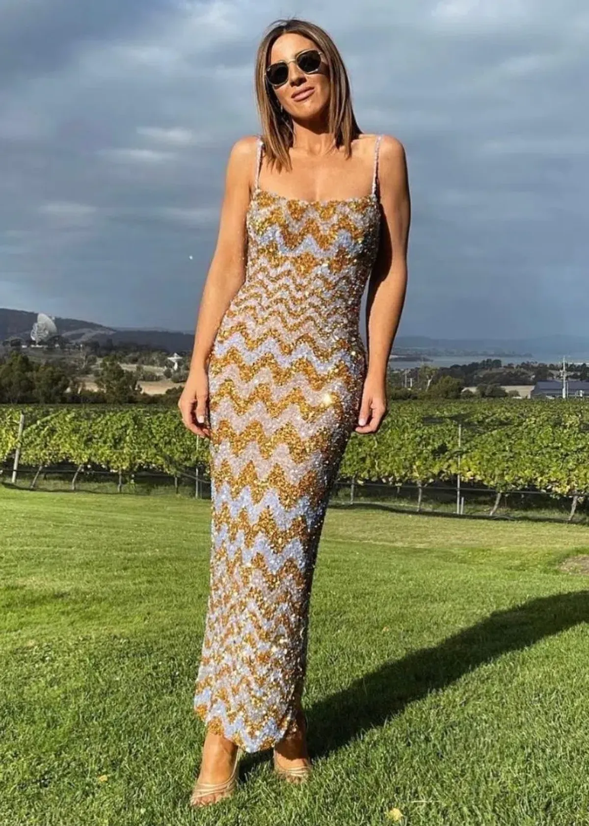 Rachel Gilbert Callum Gown Multi Size 2 / AU 10 - Image 1