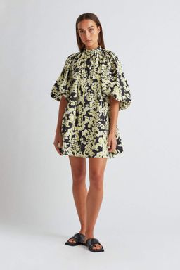 Camilla and Marc Ellie Mini Dress Print Yellow Size 10 for rent on The Volte - image 3