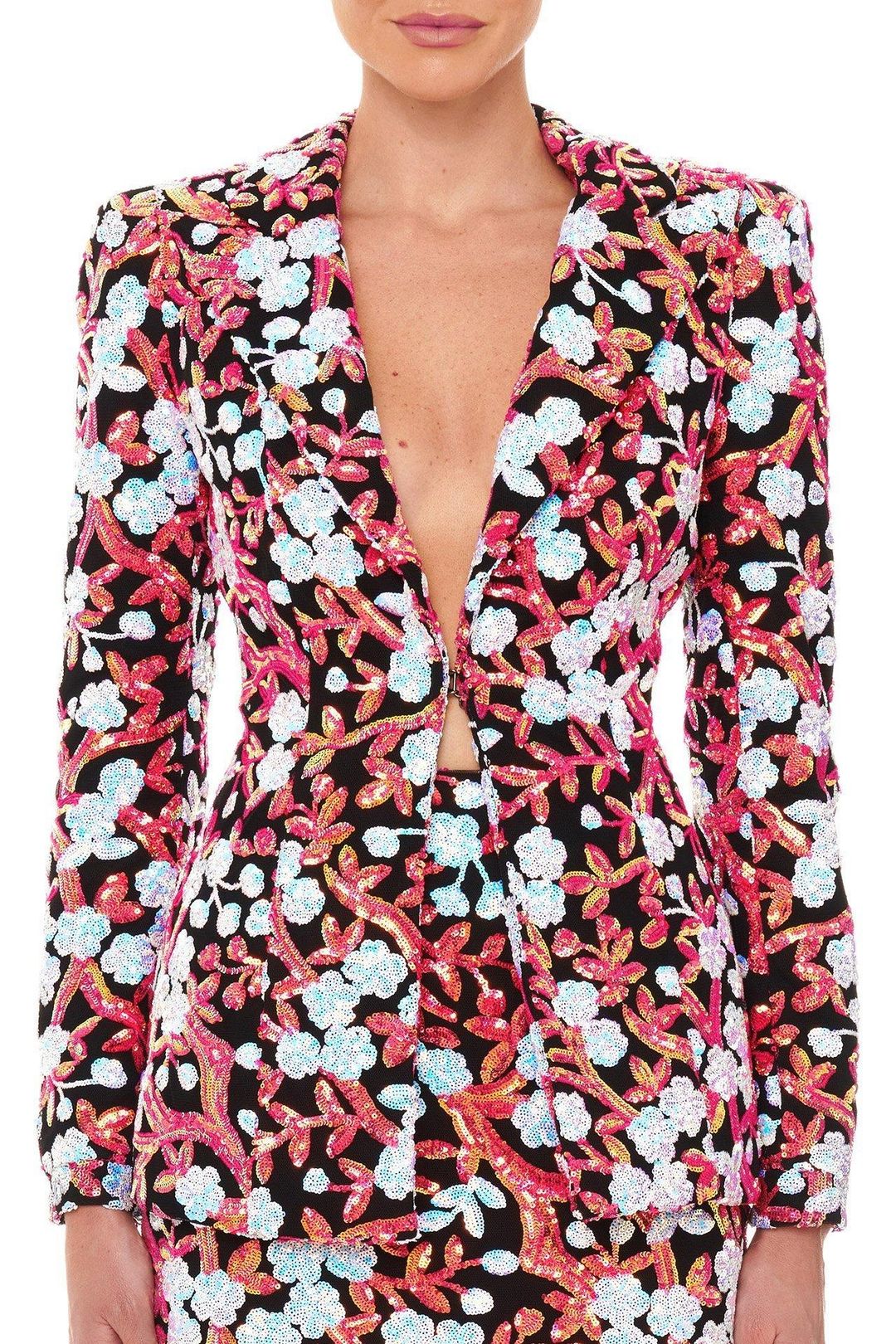 Eliya The Label Rosetta Blazer Print Size 14 for rent on The Volte - main image