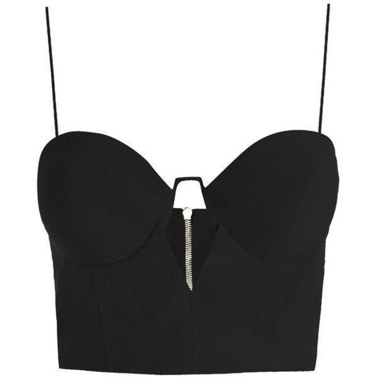 Zimmermann Silk Bustier Cropped Bodice Navy Size 8 - Image 1