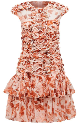 Thurley March Dress Eden Floral Red Size 6 for rent on The Volte - image 3