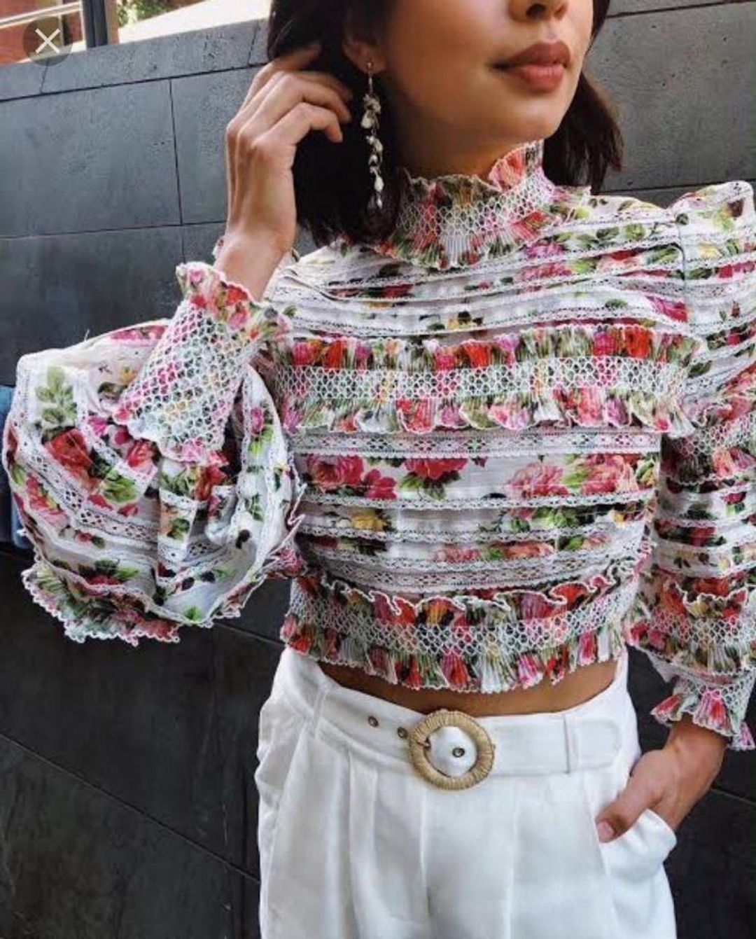 Zimmerman Radiate Sunny Smocked Bodice Pink Floral Size 8 for rent on The Volte - main image