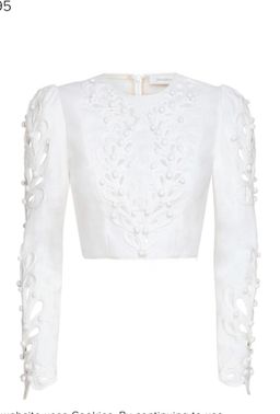 Zimmermann Brightside Rouleaux Bodice Size 8 and Mini Skirt Size 6 Set Ivory for rent on The Volte - image 5