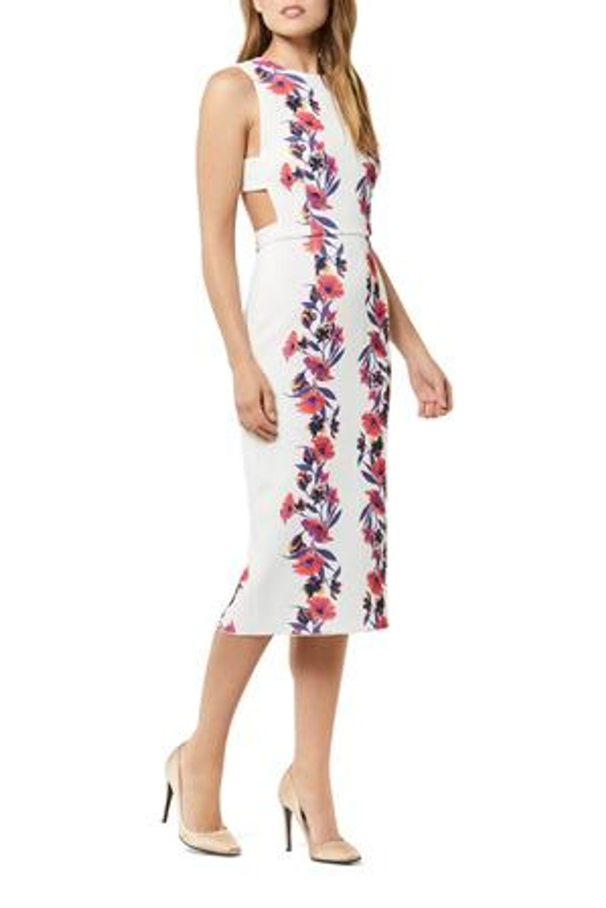 YEOJIN BAE Adele Double Crepe Floral Dress - Image 1