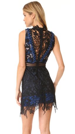 Self Portrait Clementine Mini Dress Black Size 4 for rent on The Volte - image 2