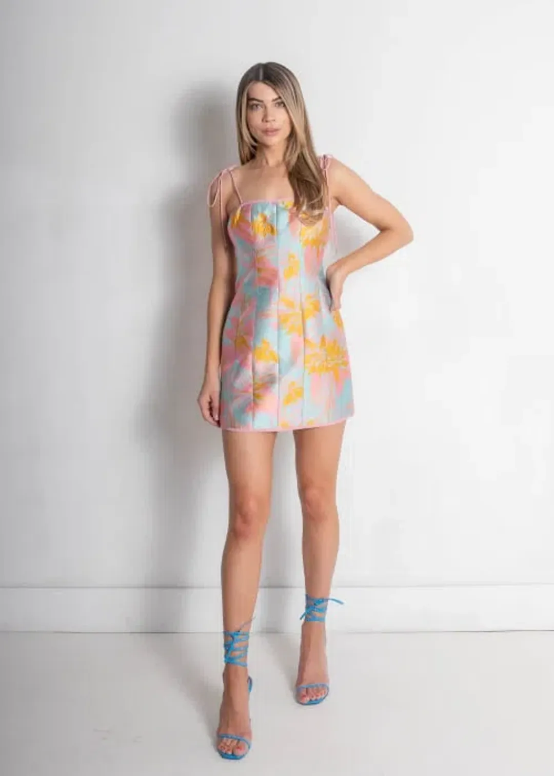 Finders Keepers Voyager Mini Dress Print Size AU 6 for rent on The Volte - main image