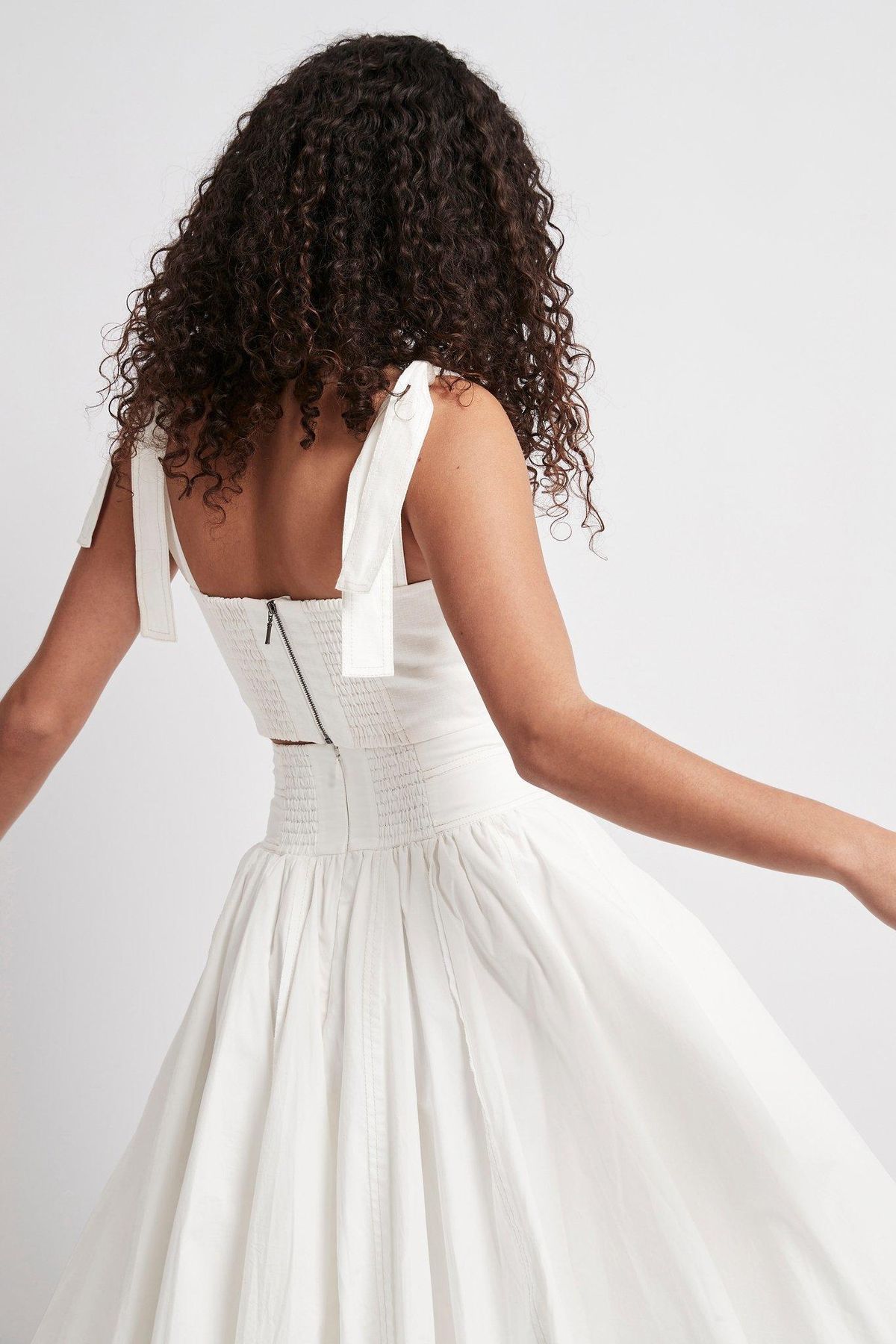 AJE Quietude Bandeau Top in White Size 6 - Image 2