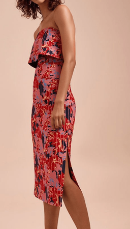 C/MEO Collective Entice Midi Dress Floral Size 6 for rent on The Volte - image 4
