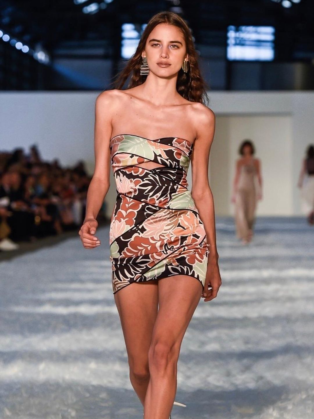 Bec and Bridge Babelini Mini Dress Print Size 10 for rent on The Volte - main image