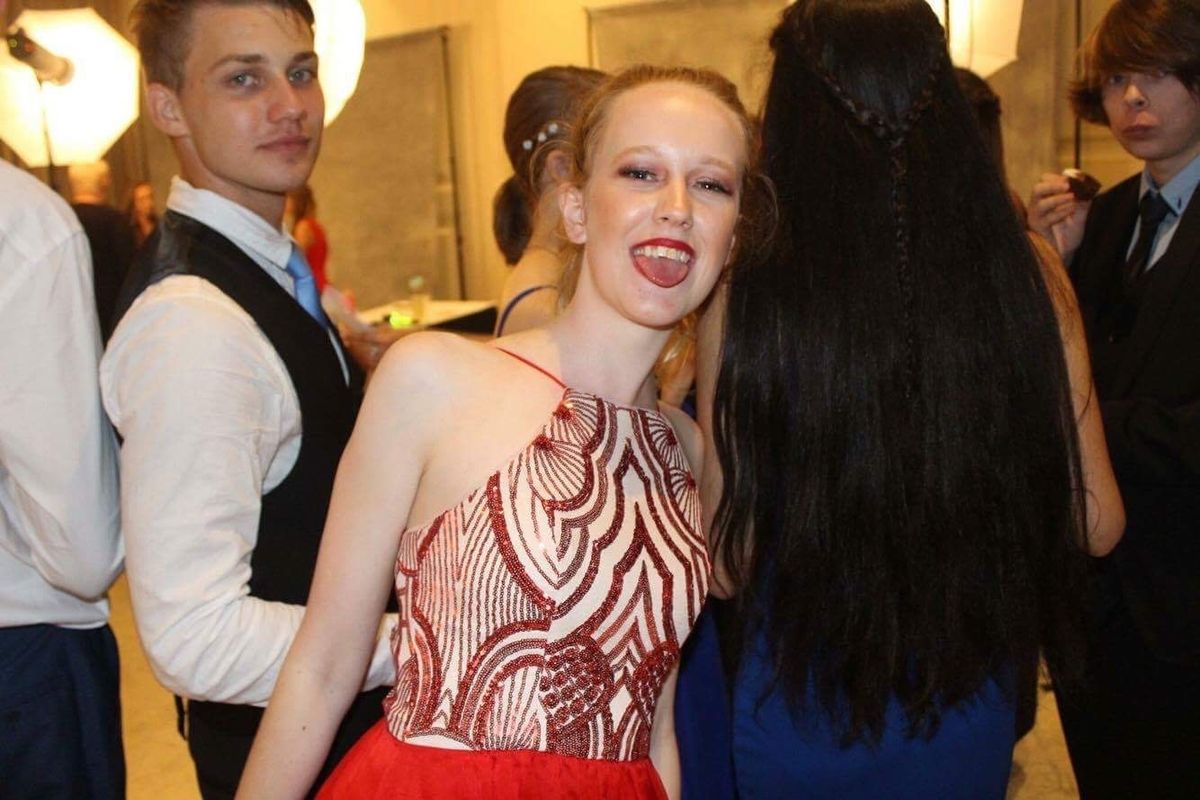 Red Bariano Dress - Image 2