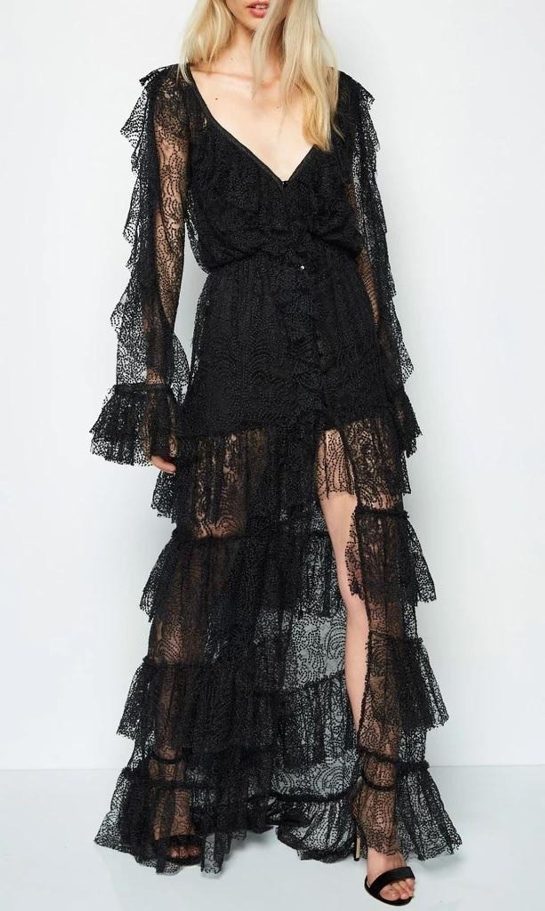 Alice Mccall Rococo Gown Black Size 6 for rent on The Volte - main image