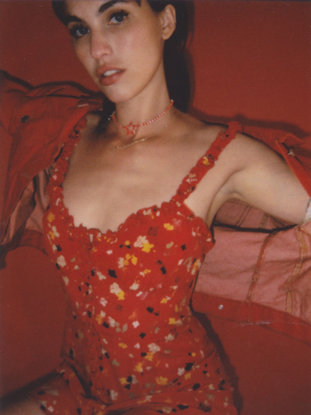 Realisation Par Julia Mini Dress Rouge Fleur Size 4 for rent on The Volte - main image