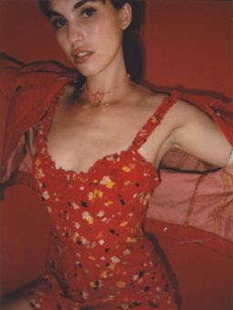 Realisation Par Julia Mini Dress Rouge Fleur Size 4 for rent on The Volte - image 2