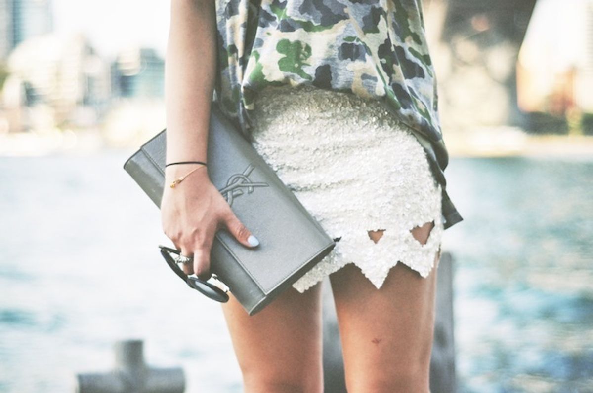 Aje catara barnacle mini skirt - Image 1