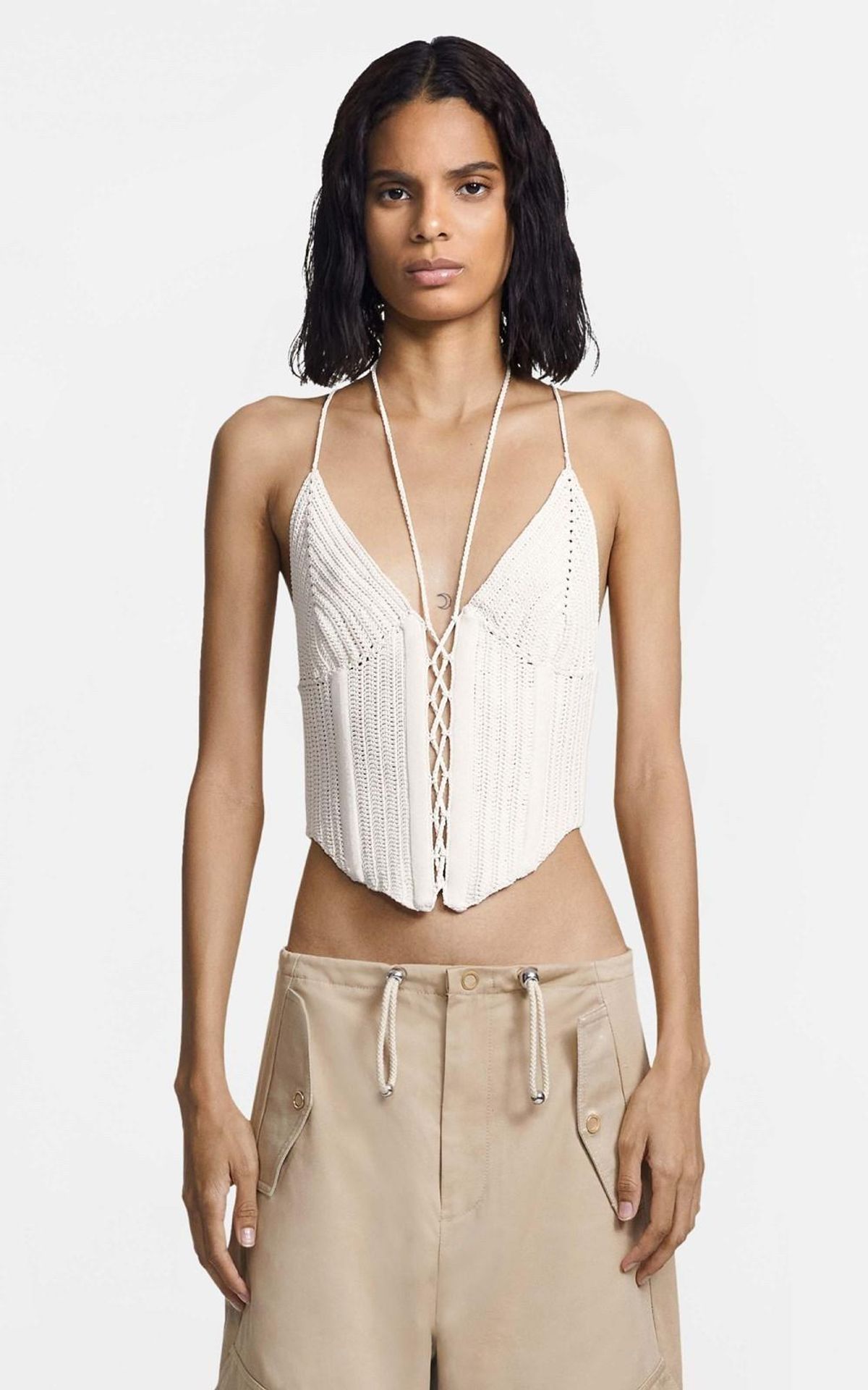 Dion Lee - Corchet Tie Corset (Size 8) - Image 3
