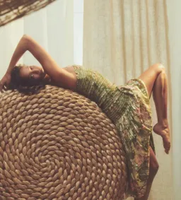 Hemant & Nandita Neem MIDI Dress for rent on The Volte - image 2