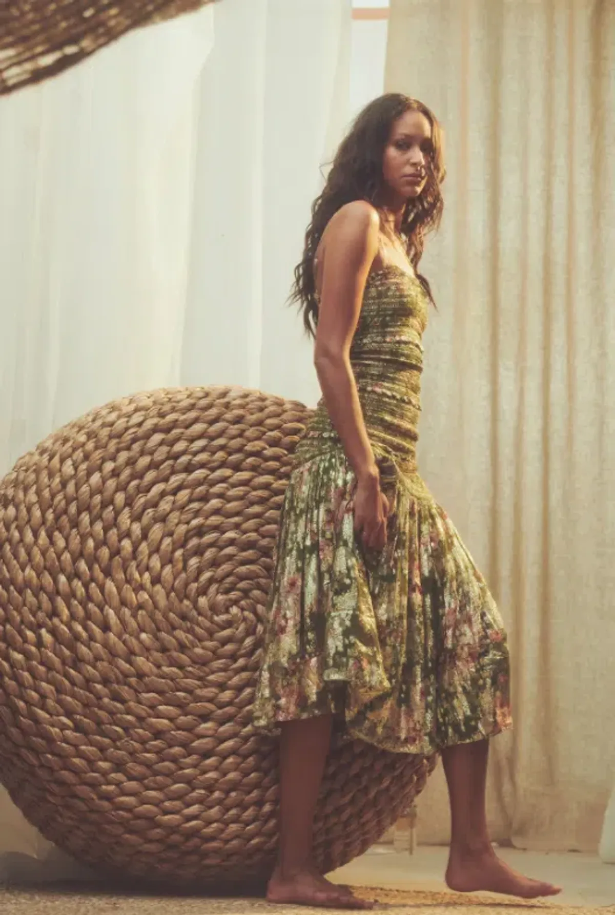 Hemant & Nandita Neem MIDI Dress - Image 3