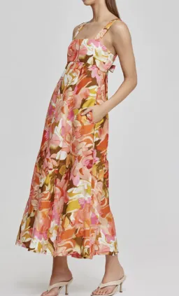 Acler Tate Dress (Pink Bouquet) for rent on The Volte - image 2