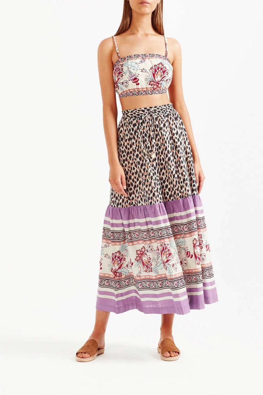 Tigerlily Elena Maxi Skirt Set for rent on The Volte - main image