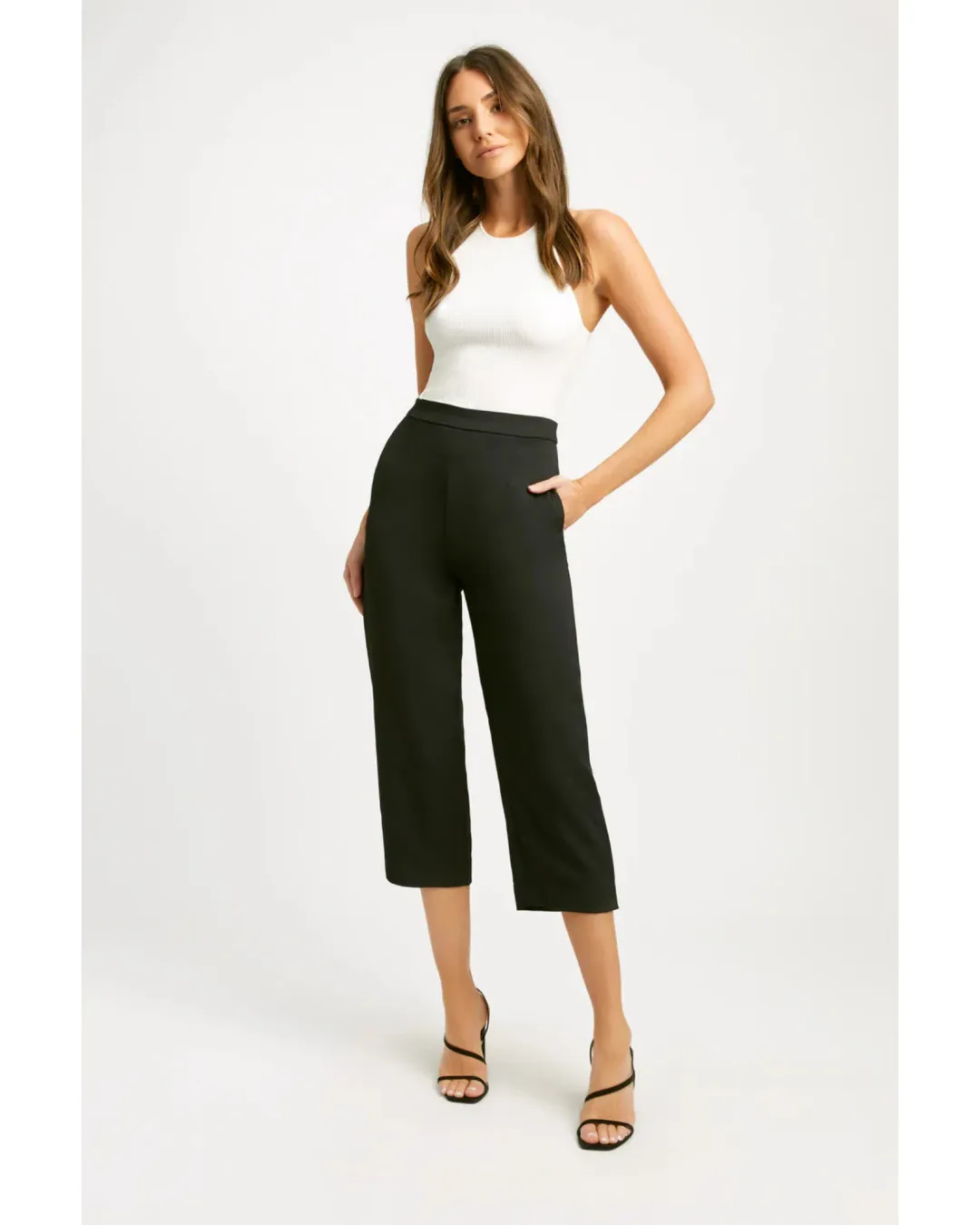 Kookaï Oyster Pants Black Size AU 8 for rent on The Volte - main image