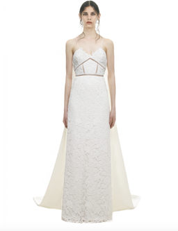 SELF PORTRAIT WHITE ANGELICA BRIDAL DRESS - SIZE 8 AU/4 US (RRP $1250) for rent on The Volte - image 3