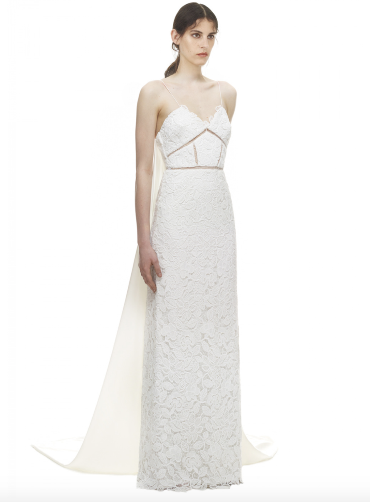 SELF PORTRAIT WHITE ANGELICA BRIDAL DRESS - SIZE 8 AU/4 US (RRP $1250) - Image 4