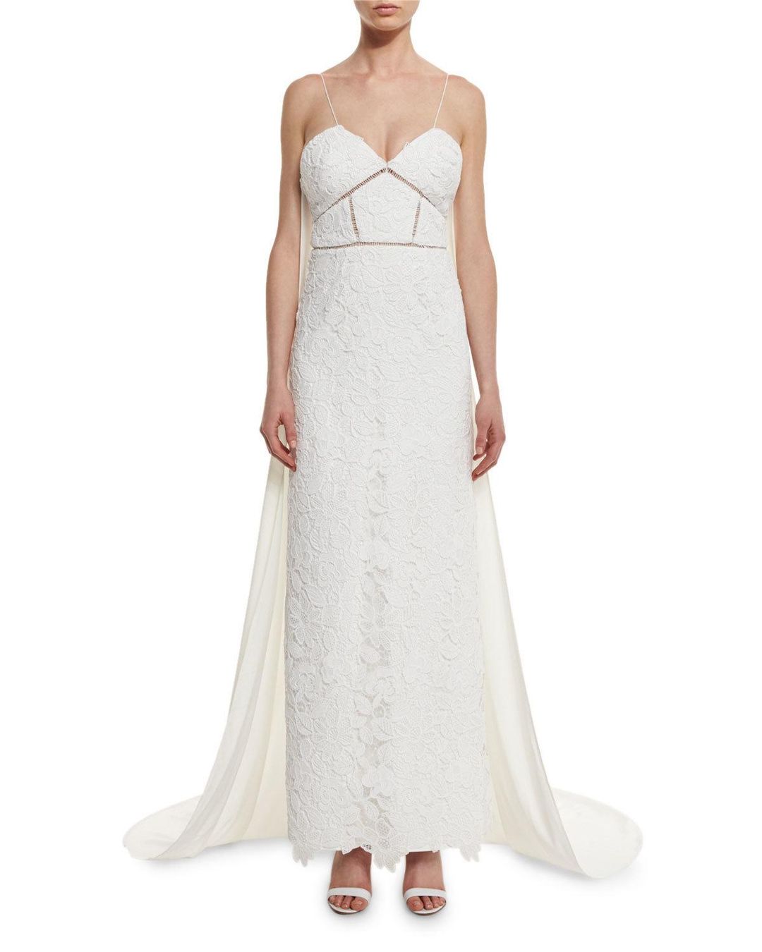SELF PORTRAIT WHITE ANGELICA BRIDAL DRESS - SIZE 8 AU/4 US (RRP $1250) for rent on The Volte - main image
