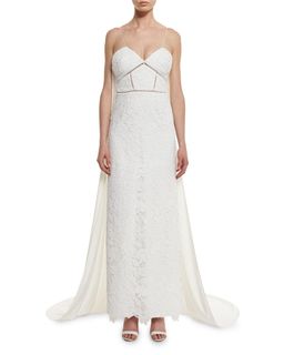 SELF PORTRAIT WHITE ANGELICA BRIDAL DRESS - SIZE 8 AU/4 US (RRP $1250) for rent on The Volte - image 1