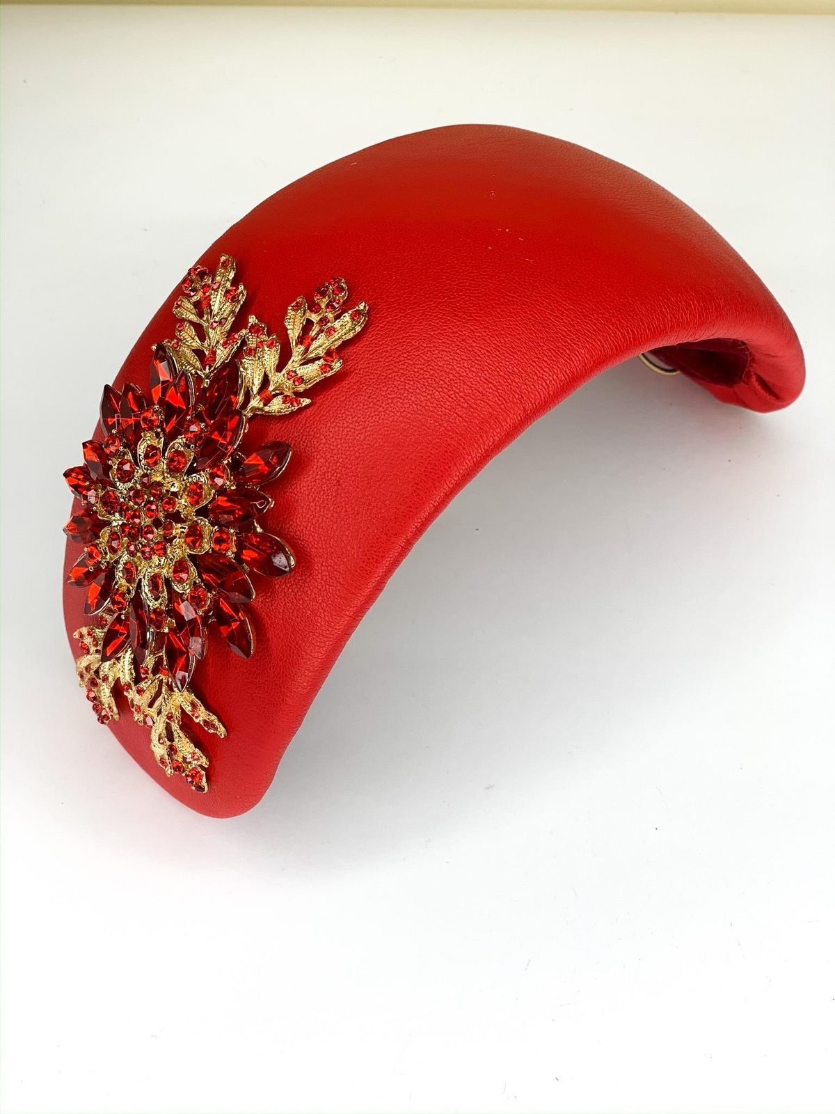 Halo & Rose Duchess bandeau headband red - Image 2