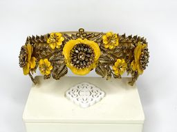 Halo & Rose Impromptu Princess headband yellow for rent on The Volte - image 3