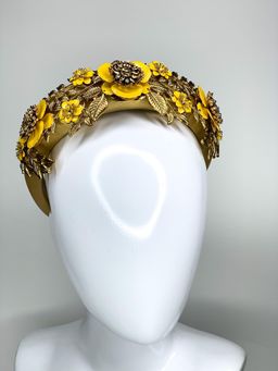 Halo & Rose Impromptu Princess headband yellow for rent on The Volte - image 5