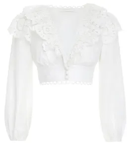 Zimmerman Bellitude Scallop Top White Size 8 for rent on The Volte - image 4