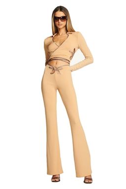 I. AM. GIA Renalee Top and Pants Set Brown Size 8 for rent on The Volte - image 2