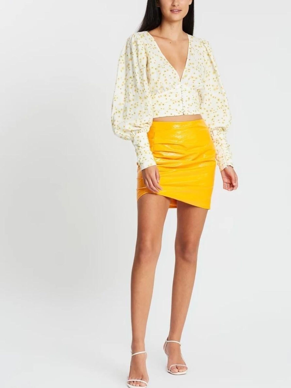 Bec and Bridge Wild Daisy LS Top Yellow Size 12 - Image 1