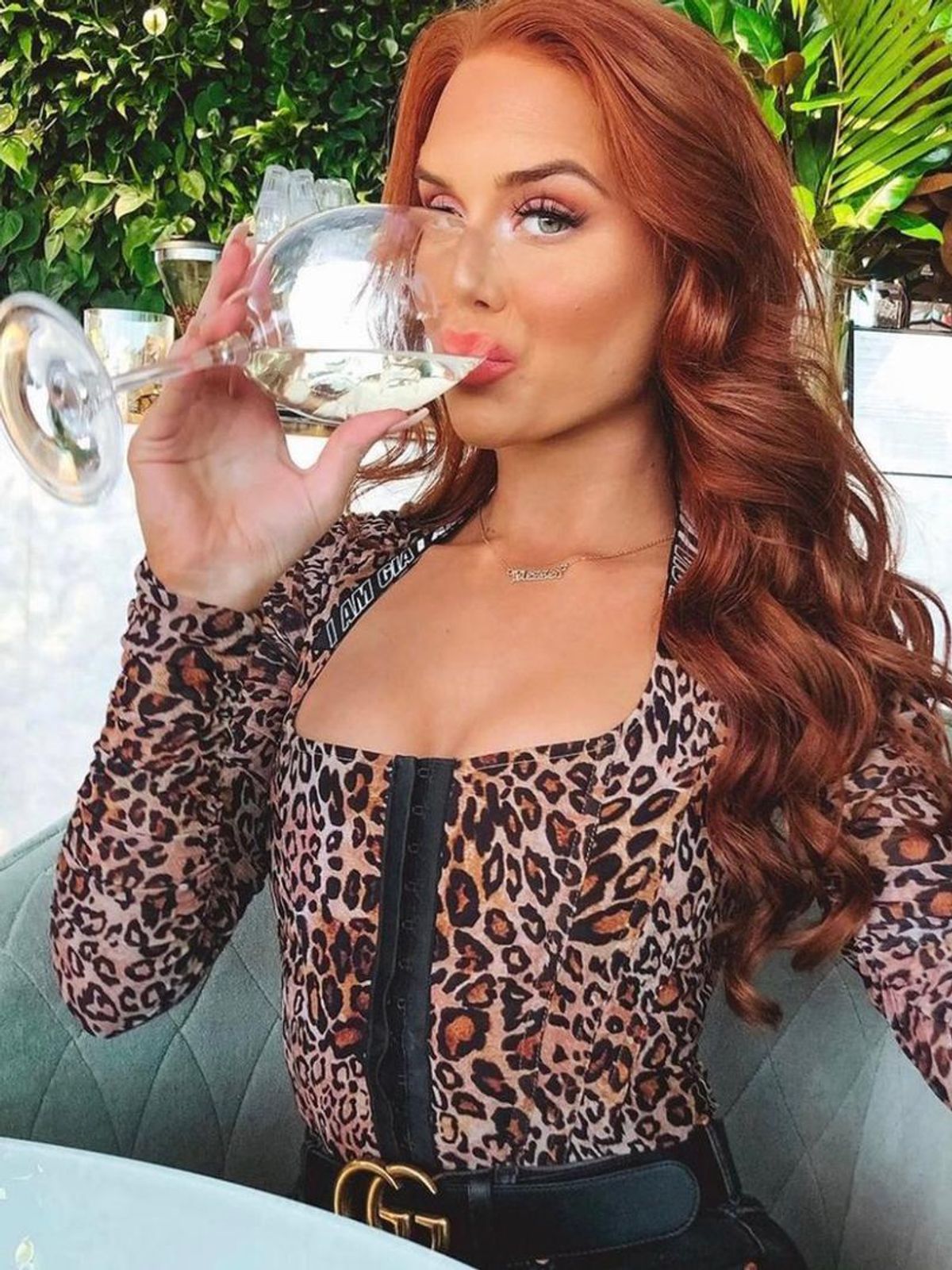 I Am Gia Chelsea Corset Top Print Size 8 - Image 7