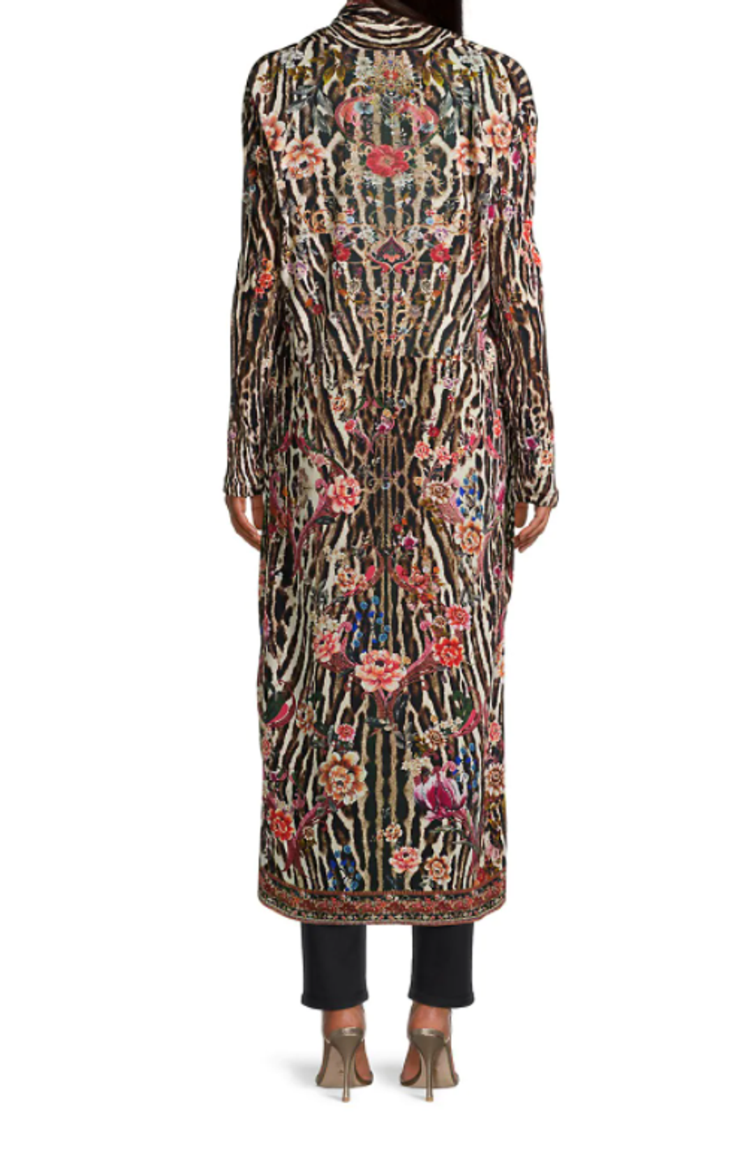 Camilla Long Casual Jacket Print Size 14 for rent on The Volte - main image