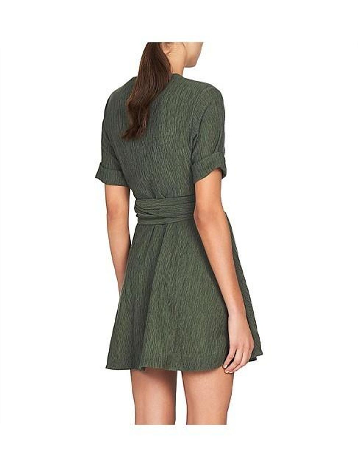 Camilla and Marc Magnolia Tie Wrap Dress Green Size 8 - Image 2