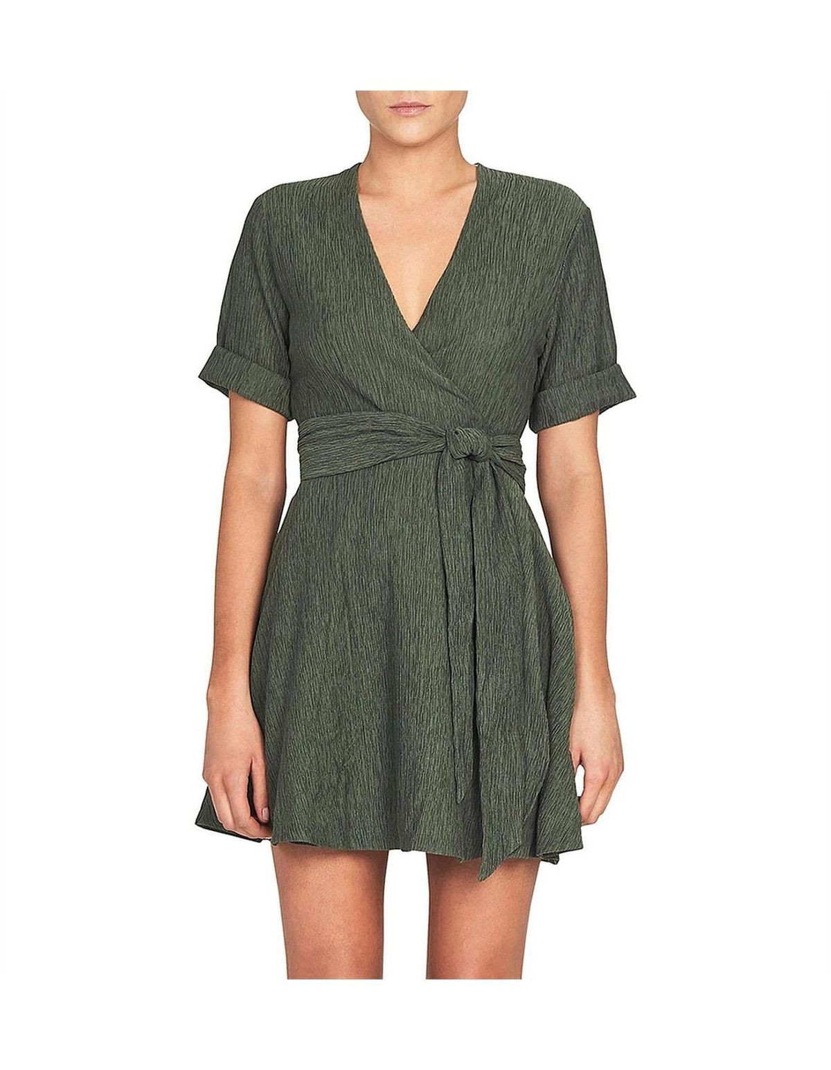 Camilla and Marc Magnolia Tie Wrap Dress Green Size 8 - Image 1