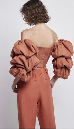 Aje Transcend Top Orange Size 10 for rent on The Volte - image 3